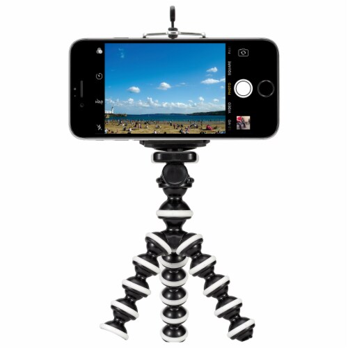 GPX Mini Flexible Tripod - Black/White Perspective: back