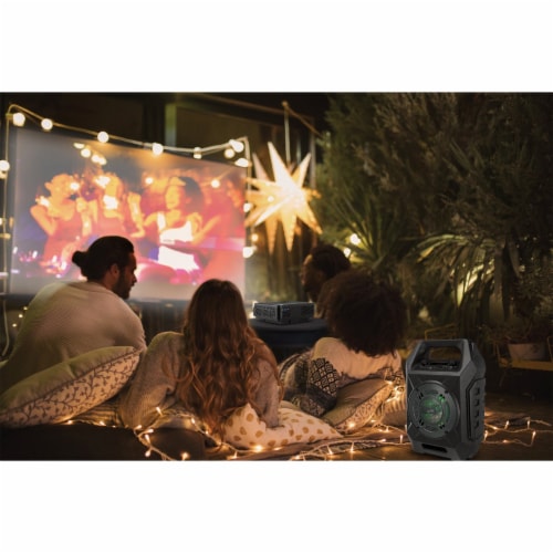 Gpx Projector Screen and Speaker Bundle Perspective: back
