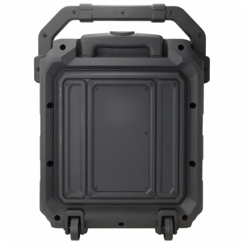 iLive Portable Bluetooth Tailgate Speaker - Black/Silver Perspective: back