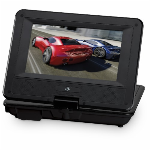 GPX PD701B Portable DVD Player - Black Perspective: back