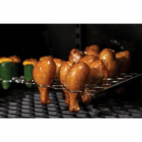 Oklahoma Joe's Steel Pepper/Drumstick Flex Rack 4418426P06 Perspective: back