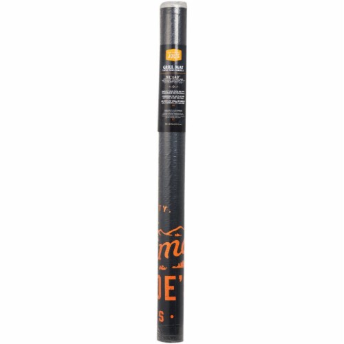 Oklahoma Joe's 40 In. W. x 80 In. L. Black & Orange XL Smoker Mat 4498341P06V Perspective: back