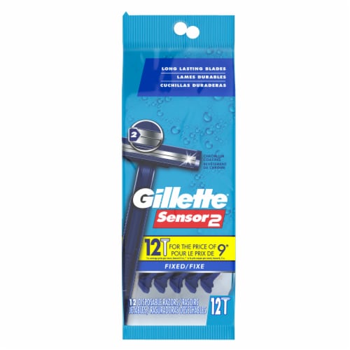 Gillette® Sensor2 Disposable Razors Perspective: back