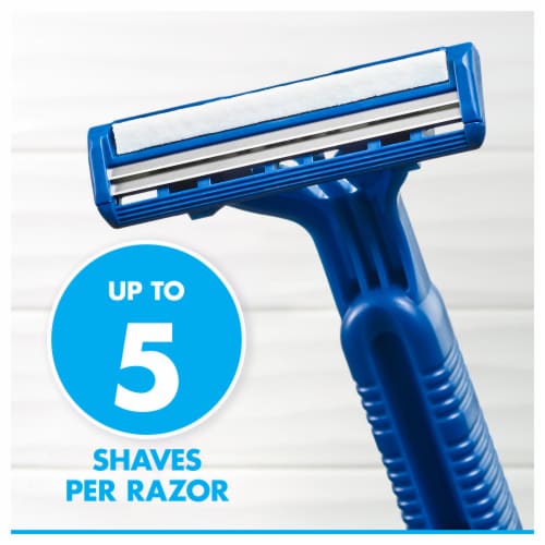 Gillette® Sensor2 Pivoting Head + Lubrastrip™ Men's Disposable Razors Perspective: back