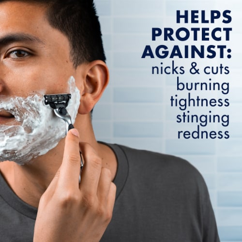 Gillette Series TGS Men's Sensitive Soothing with Aloe Vera Shave Gel Perspective: back