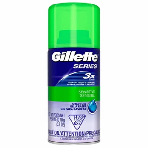 Gillette Series for Men Soothing Shave Gel Perspective: back