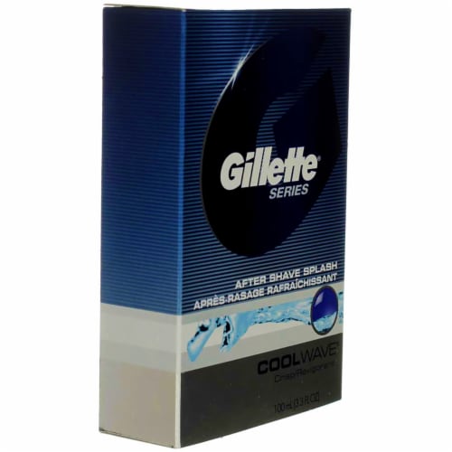 Gillette Series After Shave Splash, Cool Wave, 3.3 fl oz Perspective: back