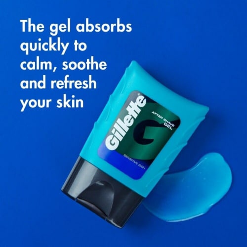 Gillette Series Men's Light Fragrance Sensitive After Shave Gel Perspective: back