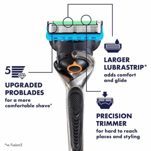 Gillette ProGlide Men's Razor Blade Refill Cartridges Perspective: back