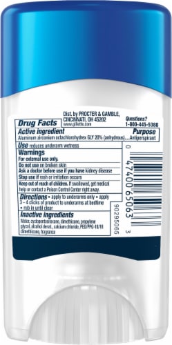 Gillette® Clinical Protection Cool Wave Clear Gel Deodorant Perspective: back