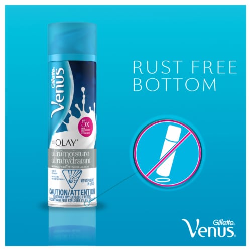 Gillette Venus with Olay UltraMoisture Water Lily Kiss Women's Shave Gel Perspective: back