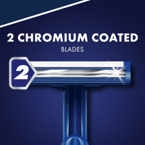 Gillette Sensor2 Men's Lubrastrip Fixed Head 2-Blade Disposable Razors Perspective: back