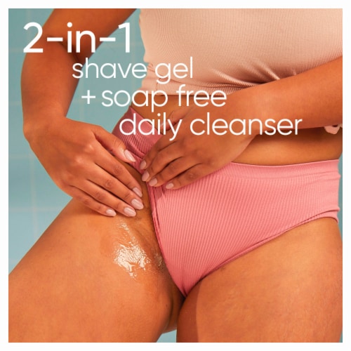 Gillette Venus Intmates 2-in-1 Cleanser + Shave Gel Perspective: back