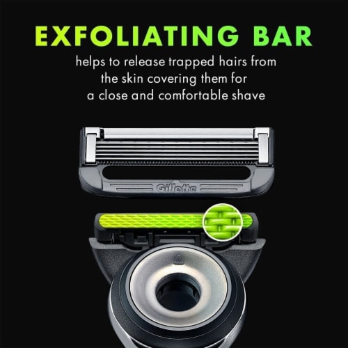 GilletteLabs by Gillette Razor Blade Refill Cartridges Perspective: back