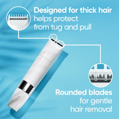 Gillette Venus Intimates Women's Gentle Trimmer + Attachment Comb Perspective: back