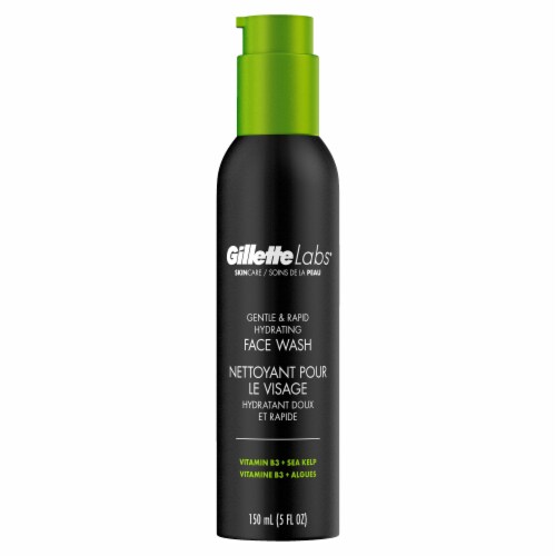 Gillette Labs Men's Gentle and Rapid Hydrating Face Wash Perspective: back