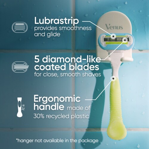 Venus Extra Smooth Women's Razor Handle + Refills Value Pack Perspective: back