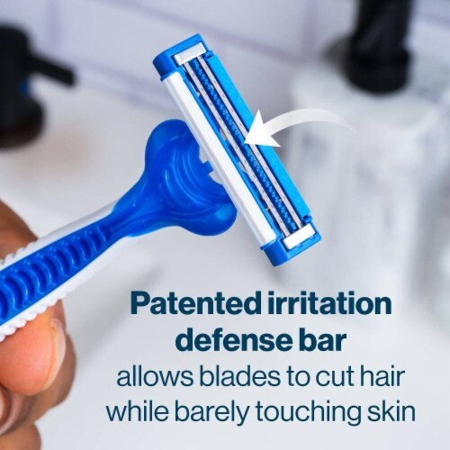Gillette SkinGuard Men's Sensitive Skin 2-Blade Disposable Razors Perspective: back