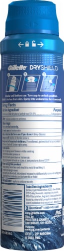 Gillette® Dry Spray Antiperspirant and Deodorant for Men Cool Wave Perspective: back