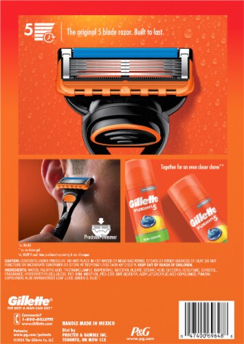 Gillette Fusion 5 Holiday Shave Set Perspective: back