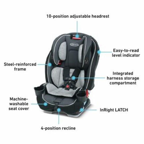 Graco 10 position car seat booster sale