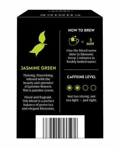 Choice Organics Jasmine Green Tea Bags Perspective: back
