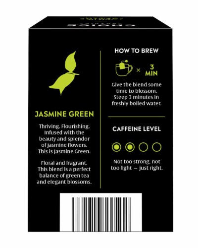 Choice Organics® Jasmine Green Tea Bags Perspective: back