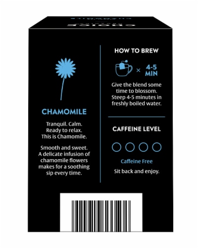 Choice Organics Chamomile Herbal Tea Bags Perspective: back