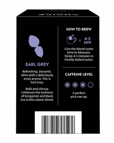 Choice Organics™ Earl Grey Tea Bags Perspective: back
