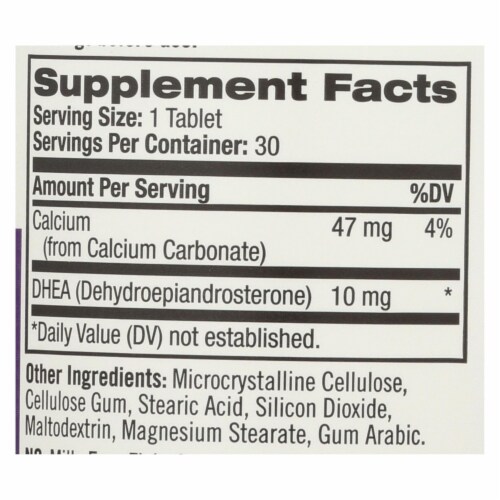 Natrol DHEA 10mg Perspective: back