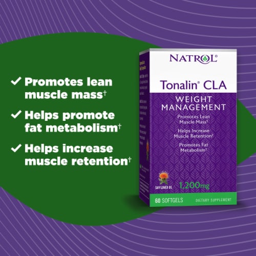 Natrol® Weight Management Tonalin CLA Softgels Perspective: back