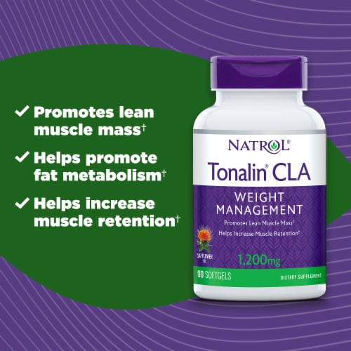 Natrol® Weight Management Tonalin CLA Softgels Perspective: back