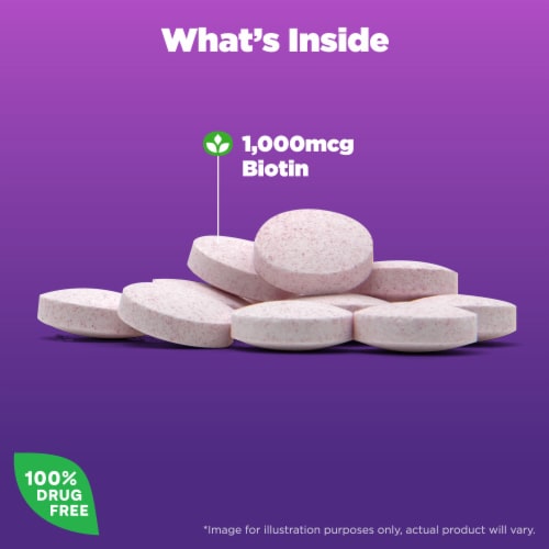 Natrol Biotin 1000mcg Perspective: back