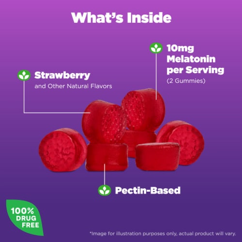 Natrol Melatonin Gummies 10mg Perspective: back