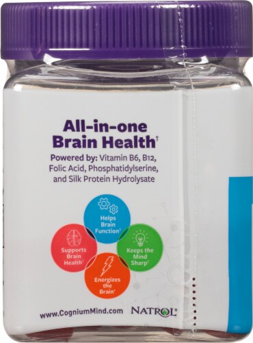 Natrol® Cognium® Complete Brain Health Gummies Perspective: back
