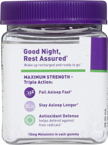 Natrol MelatoninMax 10mg Gummies Perspective: back