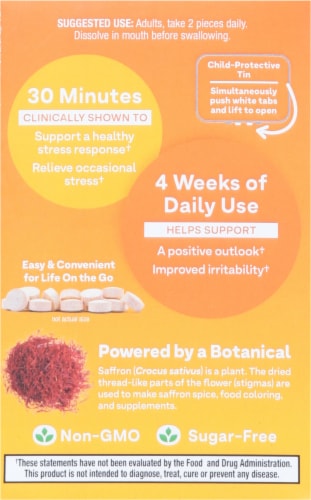 Natrol® Happy Quick Balance Mints Perspective: back