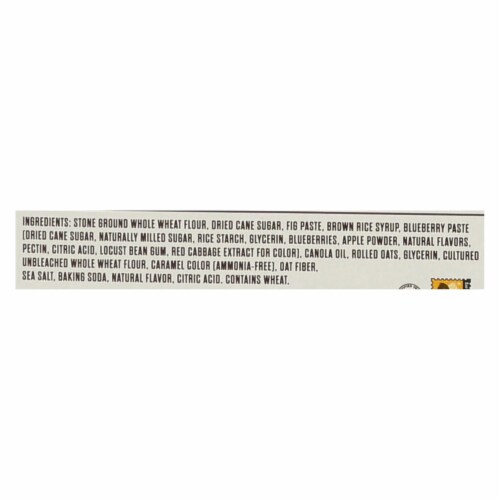 Nature's Bakery® Whole Wheat Blueberry Fig Bar Perspective: back