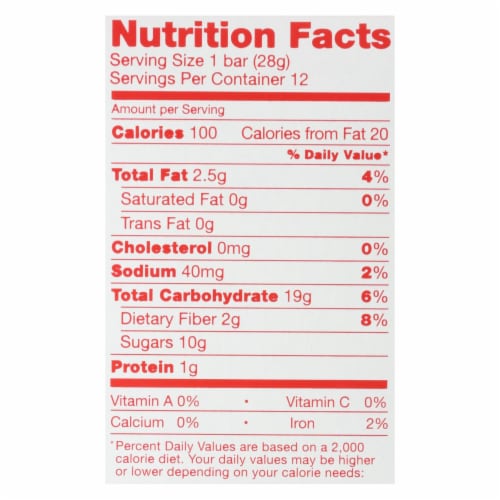 Nature's Bakery® Fig Bar - Strawberry Perspective: back