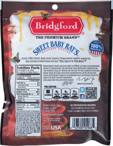 Bridgford® Honey Barbecue Beef Jerky