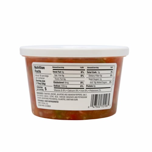 Rojo's® Hot Salsa Perspective: back