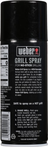 Weber No-Stick Grill Spray, 6 oz - Kroger