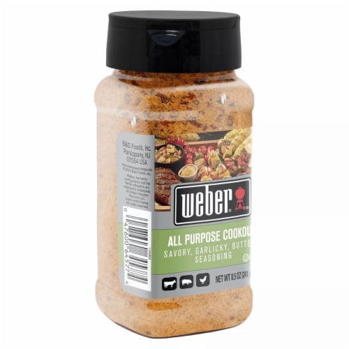 Weber All Purpose Cookout Seasoning (8.5 Ounce) Perspective: back