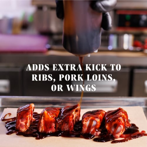 6666 4 Sixes Straight Sixes Spicy BBQ Sauce, Texas Style Spicy Barbecue Sauce Perspective: back