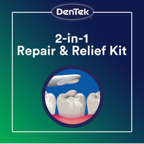 DenTek™ Temparin® Max Caps & Fillings Repair Kit Perspective: back