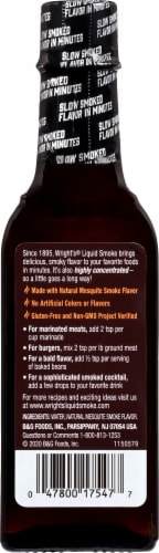 Wright's® Mesquite Liquid Smoke Seasoning Perspective: back