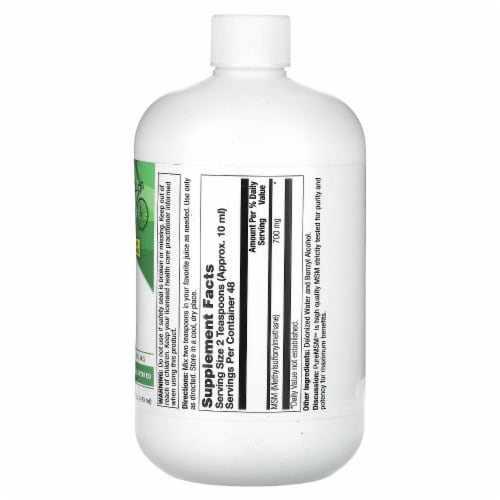 Natural Balance Pure MSM Liquid | 16 oz Perspective: back