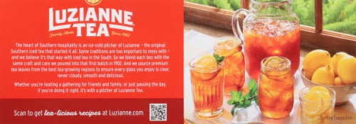 Luzianne® Original Iced Tea Bags Perspective: back