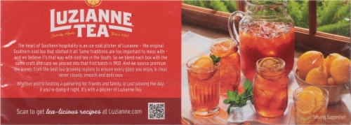 Luzianne® Original Iced Tea Bags Perspective: back