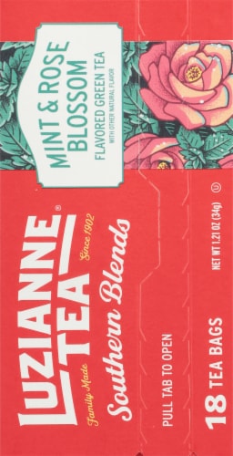 Luzianne® Southern Blends Mint & Rose Tea Bags Perspective: back